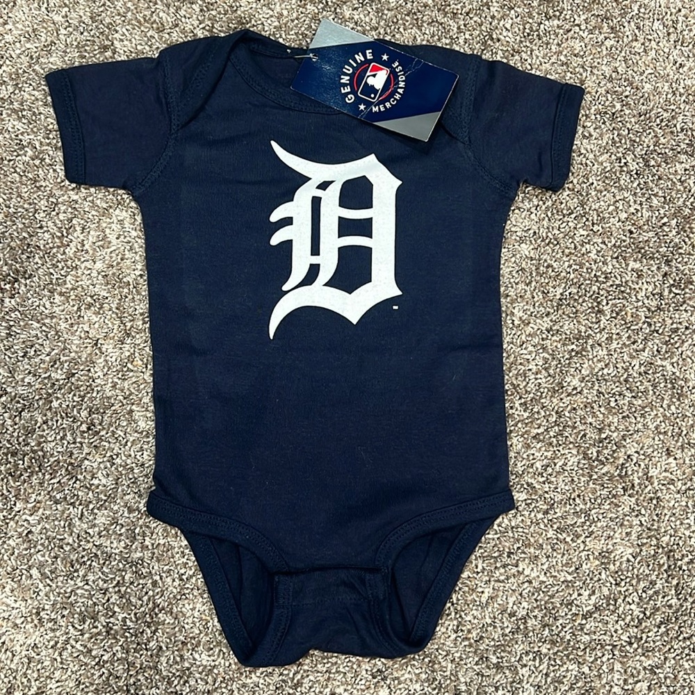 Gift Ready! 🔥🐅⚾️ Detroit Tigers 3-6 Month Onesie NWT